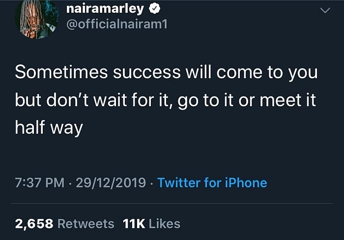 “Don’t Wait For Success” – Naira Marley Tells Fans 94c77810