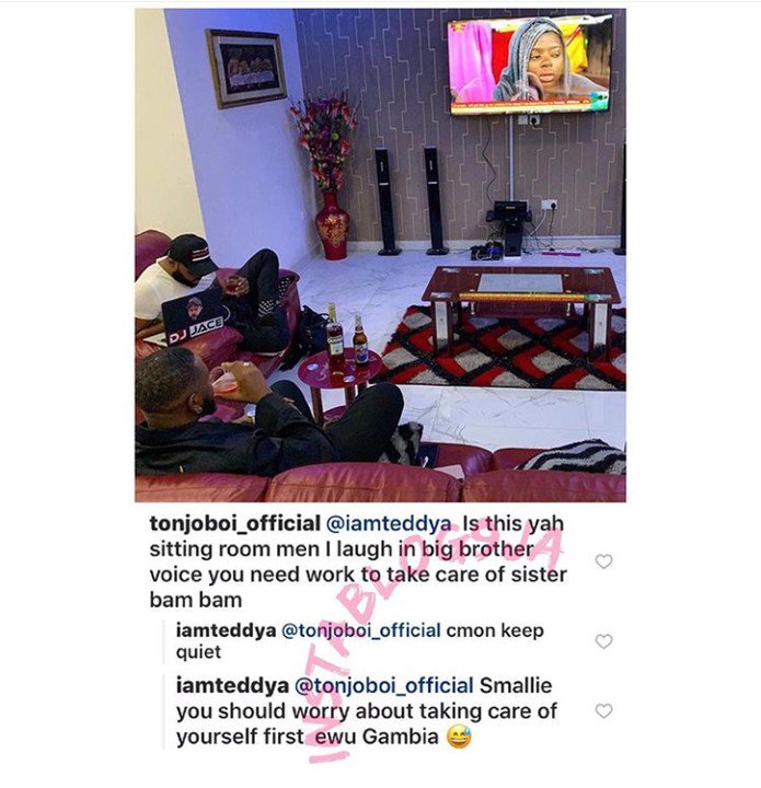 Teddy-A Fires Back As Bambam’s Fan Doubts His Ability To Take Care Of Her 99917610