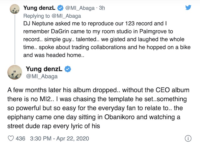Dagrin - M.I Abaga Shares Heartwarming Stories Of Himself And Dagrin Before Death Came Aaa11