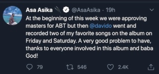 Asa Asika Reveals More Interesting Details About Davido’s Coming “A Better Time” Album Abt10