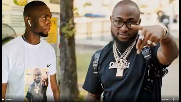 davido -  Die Hard Fan Reaches Out To The Poor In The Name Of Davido (VIDEO) Annota12