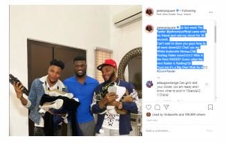 Peter PSquare Allow Fans To Raid His Closet (See What They Packed) B-510