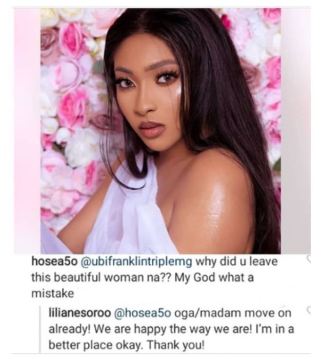 Nollywood Actress, Lilian Esoro Stylishly Tells Fan To Back Off From Her Failed Marriage B3133c10