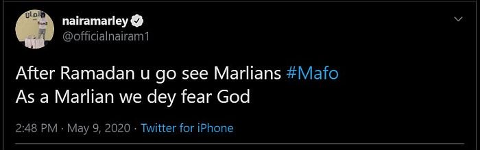 “As A Marlian We Dey Fear God” – Naira Marley Reveals Bjdn10