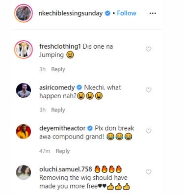‘Don’t Break The Ground Please’ – Fans Mock Nkechi Blessing For Doing This (Video) Blee10