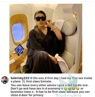 “The Day I Had My First Sex Happens To Be Inside A Plane” – Bobrisky Bob-210