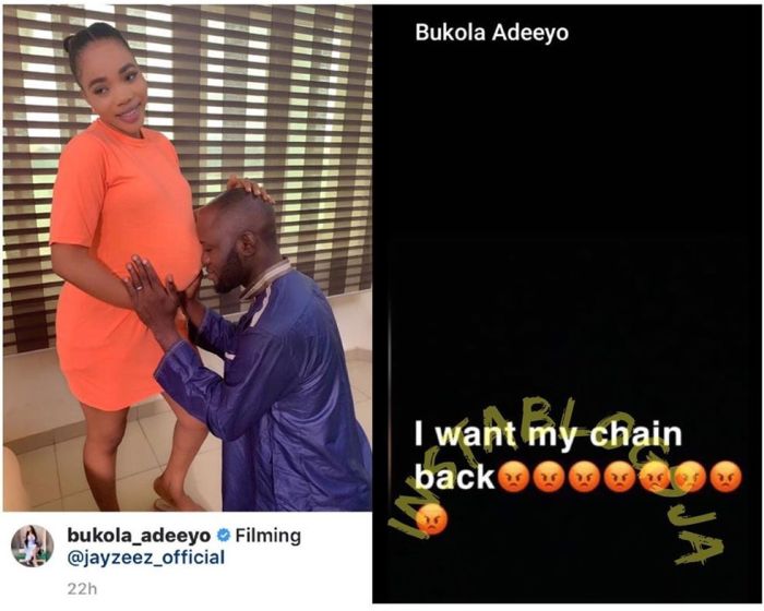 Actress Bukola Adeeyo Angrily Exits Movie Set After Her 600k Jewelry Was Stolen (PHOTO) Bukkky11