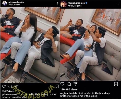 Fans Disappointed To Find Out Regina Daniels Has Been The One Operating Her Husband’s IG Account Captu142