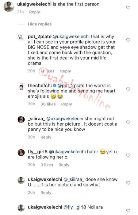 Chioma Reacts After Lady Said She’s Not The First To Bear A Child For Davido Chef-c10