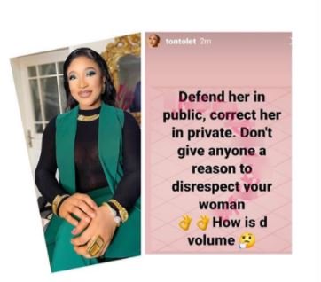 Tonto Dikeh Hints On What A Man Should Never Do To His Woman Years After Having A Failed Marriage, D-nd10