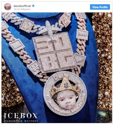 Check Out Davido’s Latest Customised Jewelry Worth Millions Of Naira Dave10