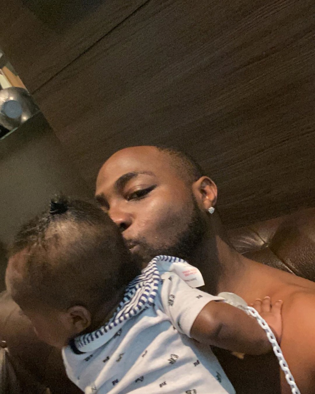 “Staying Strong For Mama” – Davido Writes As He Shares Photo With His Son David267