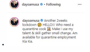 HELP ME!! ‘I Am Available For Quarantine Employment’ – Actress, Dayo Amusa Cries Out Dayi10