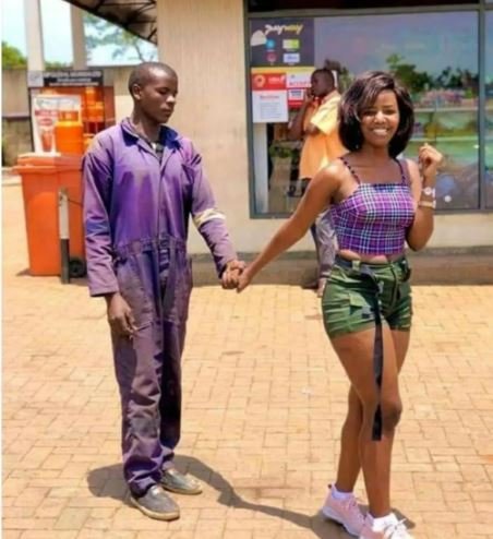 ‘He Makes Me Happy’ – Lady Who Went Viral With Her ‘Mechanic’ Boyfriend Speaks Dvsb10