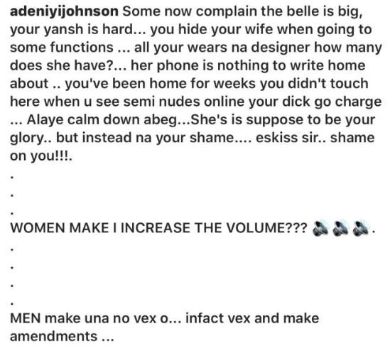 Actor, Adeniyi Johnson Blasts Men Who Maltreat Their Wives (See What He Said) Fhbfn10