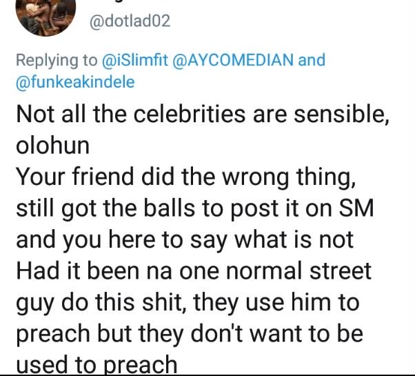 Nigerians Dragged AY Comedian For Saying This About Funke Akindele (See Tweet) Fhbs10