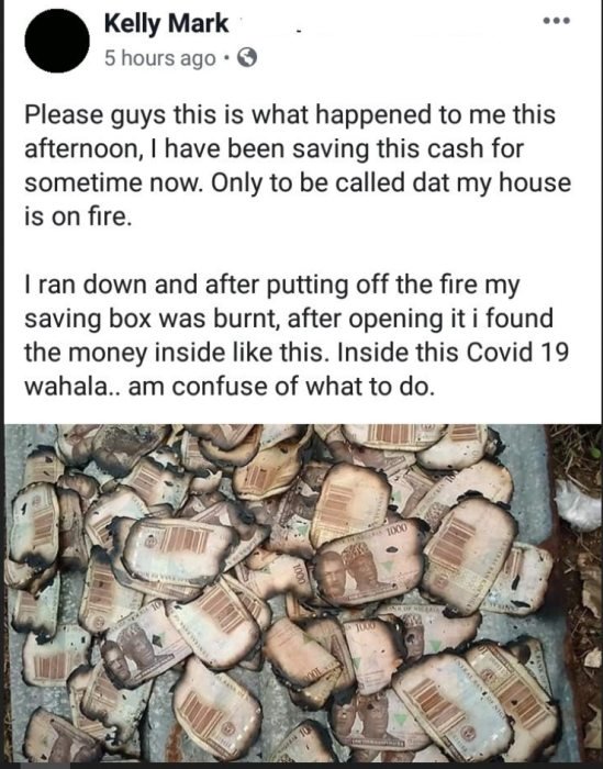Man Loses All His Life Savings As A Result Fire Outbreak In His Home (See Photo) Fire-111
