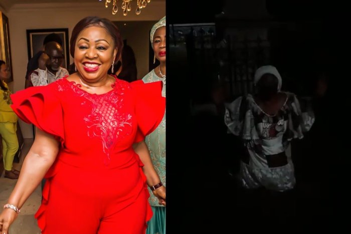 EndSARS - Senator Florence Ita-Giwa Kneels And Pleads With Rioting Youth In Calabar (VIDEO) Floren10