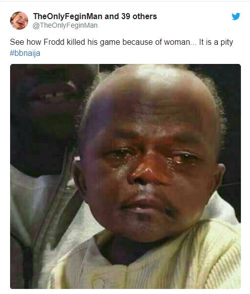 BBNAIJA:- Nigerians Reacts As Frodd Dumped Venita To Spend The Night On Esther’s Bed (Photo) Frodd-22