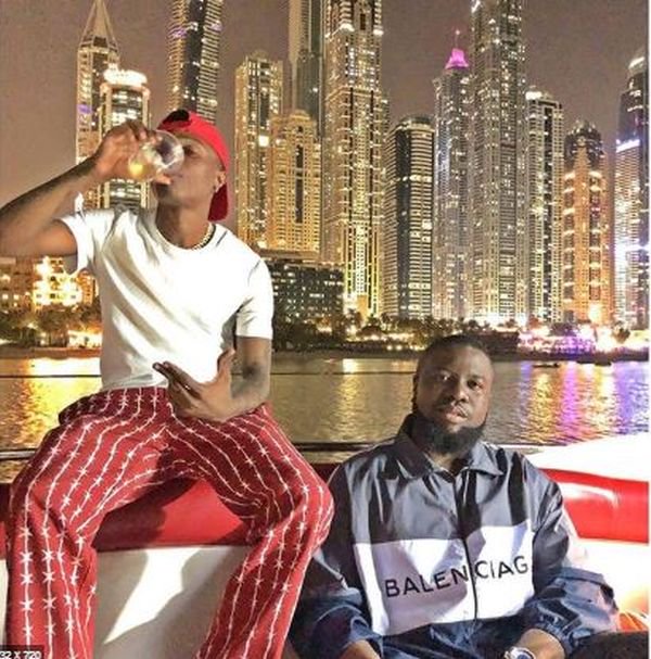 Wizkid And Hushpuppi Party Together In Dubai (Video) Hushwi10