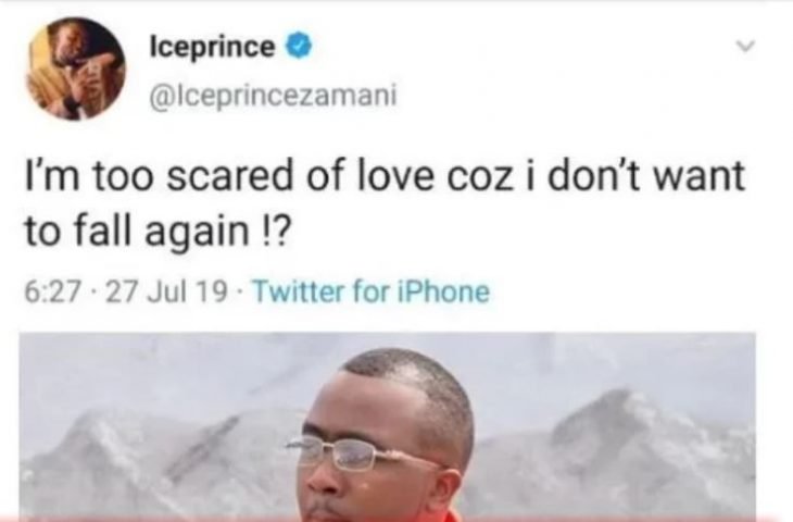 ‘I’m Scared Of Falling In Love Again’ – Ice Prince Ice-7310