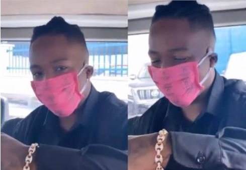 ‘Return Mercy’s Sanitary Pad’ – BBNaija’s Omashola Mocks Ike Over His Face Mask (Video) Ike-111