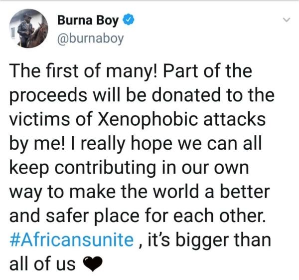 Burna Boy To Donate Concert Money To Victims Of Xenophobic Attacks Img_2061