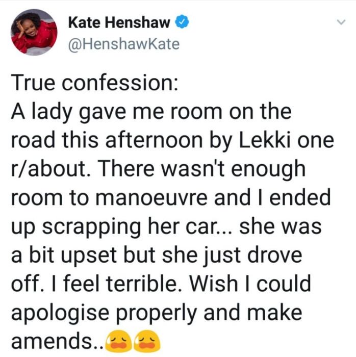 Kate Henshaw Regrets Scrapping A Lady’s Car As She Tenders An “Apology” Online Img_2070