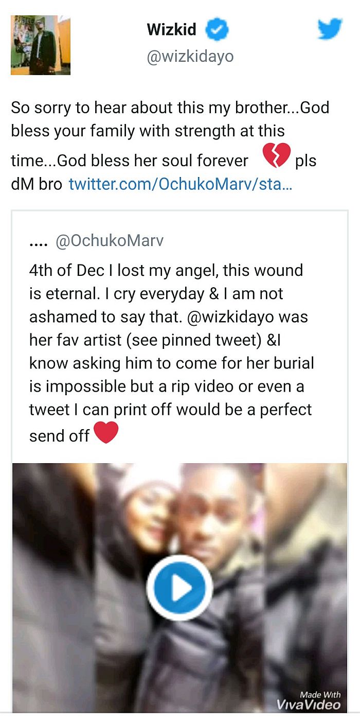 See Wizkid Reply To A Man Who Begged Him To Pay Tribute To His Late Mom (See Here) Img_2131