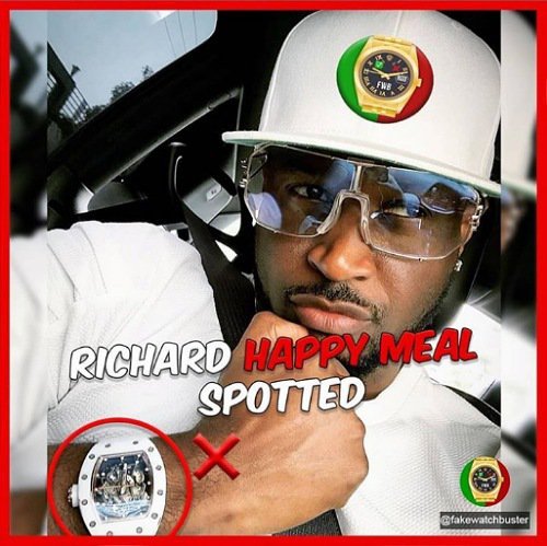 Peter Okoye Called Out For Wearing Fake Richard Mille Wrist Watch Img_2812