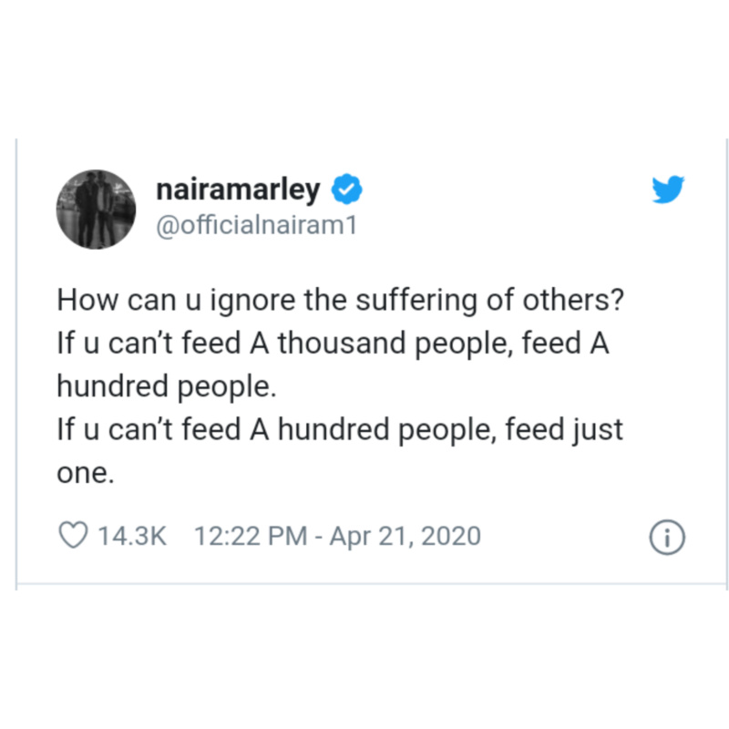 If You Can’t Feed A Hundred People, Feed Just One? Naira Marley Tells Fans Insho272