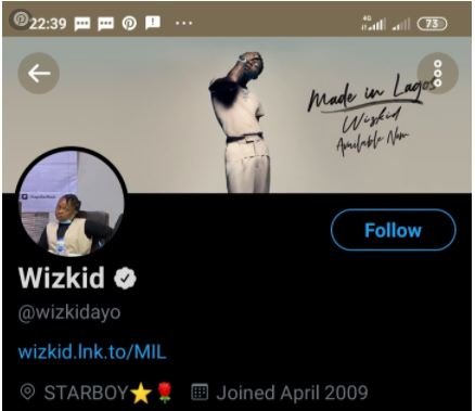 Wizkid Uses #EndSARS Activist, Rinu As His Twitter Profile Avatar  Jdbhd11