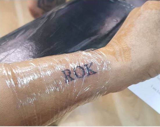 Laura Ikeji Tattoos Her Son’s Name On Her Body To Celebrate His Birthday (Photos) Laura211
