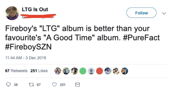 Is Fireboy’s “Laughter, Tears & Goosebumps” Album Really Better Than Davido’s “A Good Time” Album? Ltg10