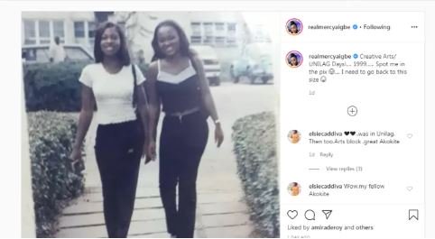 Actress Mercy Aigbe Shares Hilarious Throwback Photo Mercy123