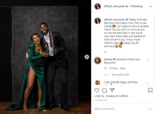 Mercy Eke Drops Sweet Words To Celebrate Mike Edwards On His 30th Birthday Mercy153
