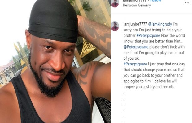 “I Am Better Than You, Better Go Back To Your Brother” Fan Fires At Peter Okoye, Mr P On Social Media Mrp10