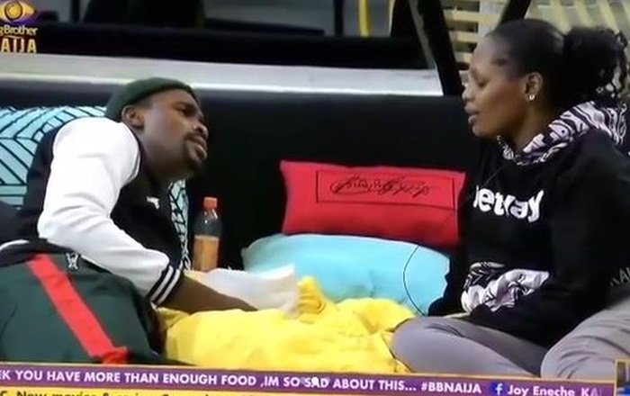 2020 BBNaija: “I’m Sorry For Stealing Your Sardine” – Neo Apologizes To Kaisha Neo-ka10