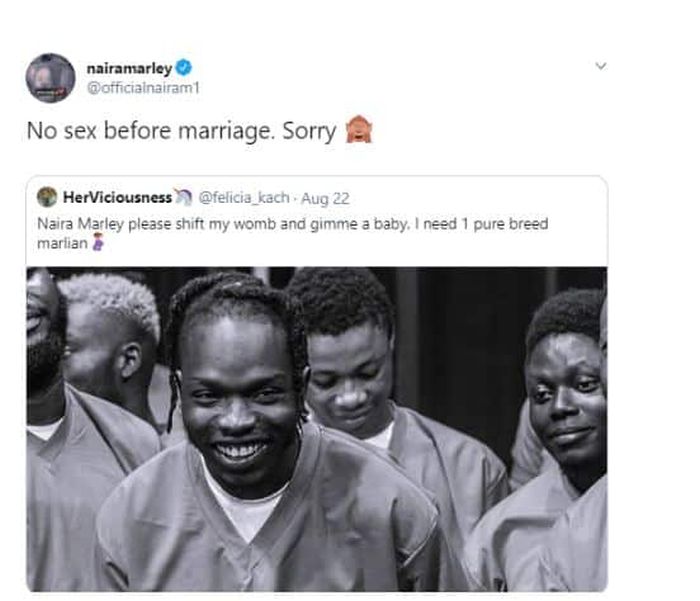 Lady Begs Naira Marley To Shift Her Womb – His Response Will Shock You Nm-shi10