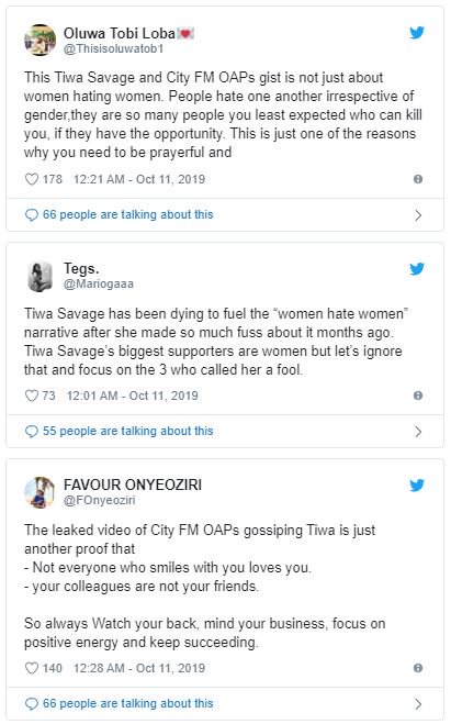 Twitter Users Reacts To Viral Video Of City FM OAPs Insulting Tiwa Savage And Yemi Alade Oap-810