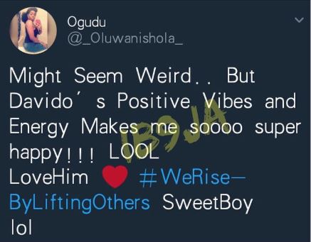 “I Love Davido, He’s A Sweet Boy” – Wizkid’s Baby Mama Says Ogudu10
