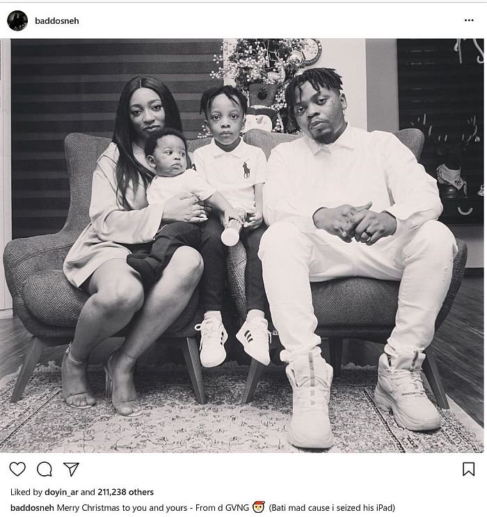Olamide And His Family Shares Lovely Christmas Picture (See Photo) Olamid49