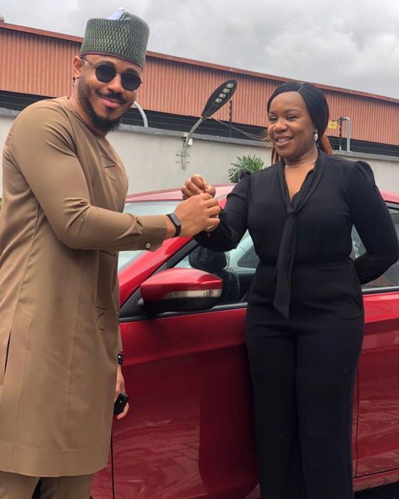 BBNaija, Ozo Receives His Car Prize Worth N8m From Innoson Motors (See Photos) Ozo-112