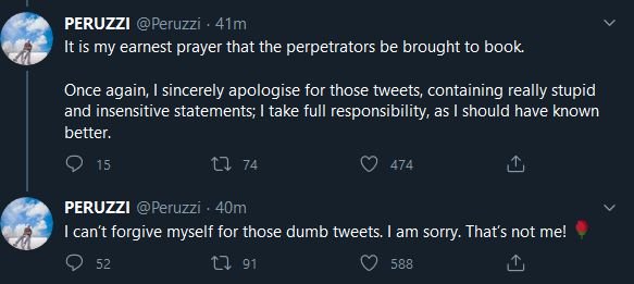 Perruzi - Peruzzi Apologizes For His Old Insensitive Tweets On Rape Per-310