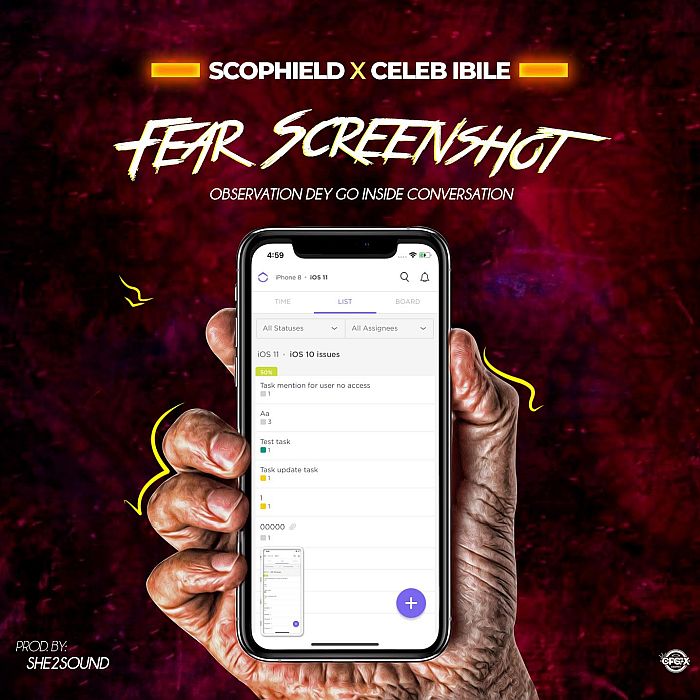 [Music] Scophield – "Fear Screenshot" Ft. Celeb ibile | Mp3 Scophi10