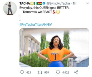 Tacha - “This Queen Gets Better Every Day” – Tacha Gushes Over Herself Scree108