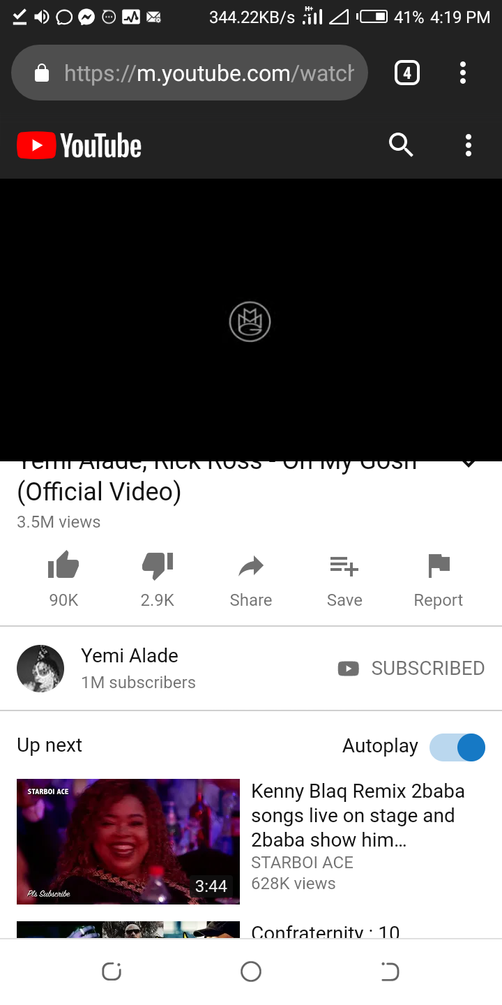 Yemi Alade Becomes The First African Female Artiste To Get A Million Subscribers Scree127