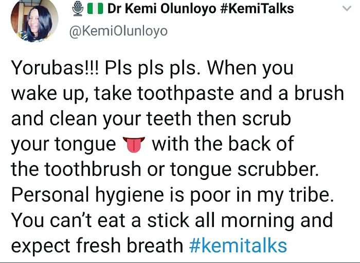 Kemi-Olunloy - “Yorubas Lack Good Personal Hygiene” – Kemi Olunloyo Scree146