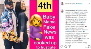 Music - Chioma Go Born My 4Th Child In Few Months’ – Davido Announces Amid Cheating Saga She-go10