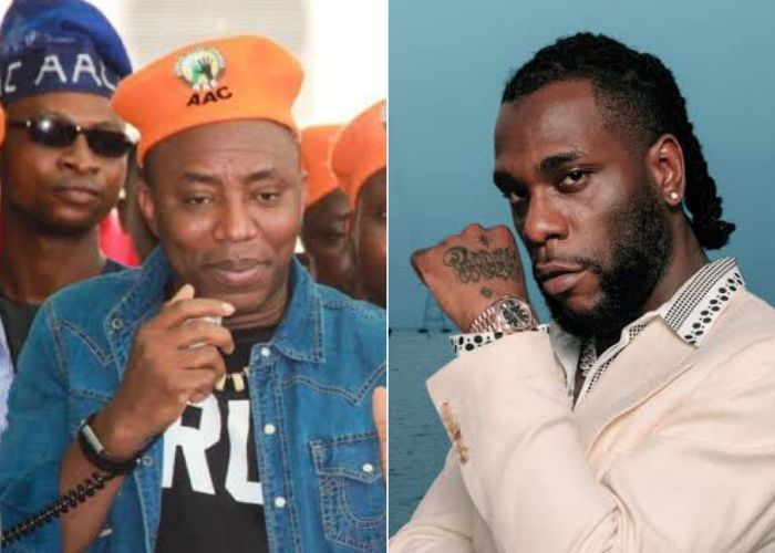 “I Don’t Trust You”- Burna Boy Reacts To Sowore’s Invitation For October 1st Revolution Now Protest Sowore11